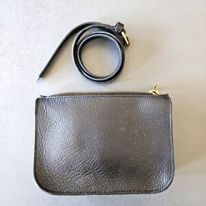 Madewell Black Leather Belt Bag